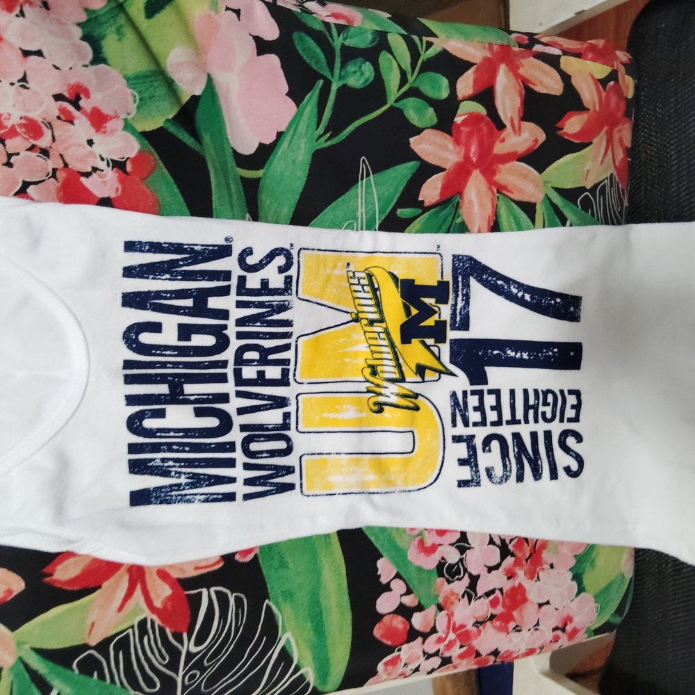 Michigan Wolverines Graphic Tank Top